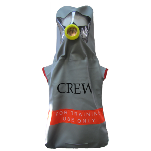 Crew PBE vest marked "FOR TRAINING USE ONLY"